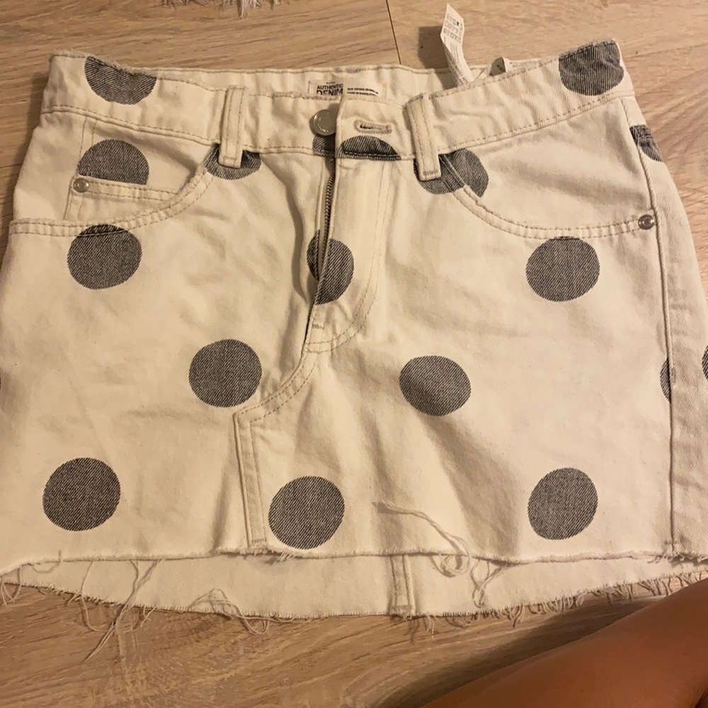 Zara polka dot skirt